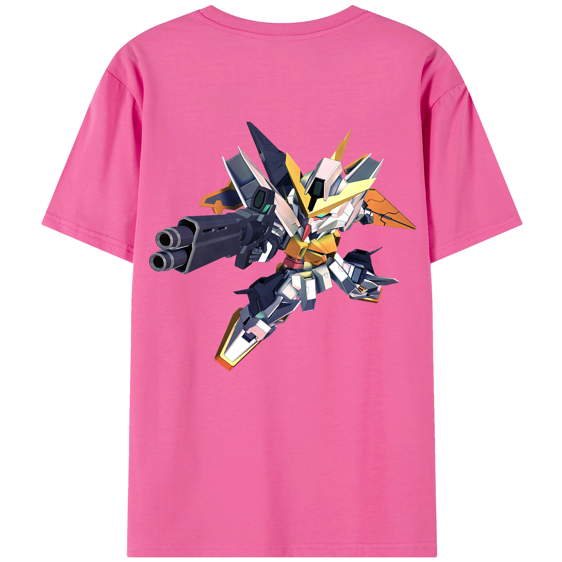 （画像用） 機動戦士ガンダム Mobile Suit Gundam レディース半袖Tシャツ(バックプリント)